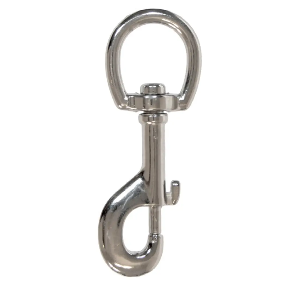 Mosqueton Gancho Giratorio 25X93 Niquelado