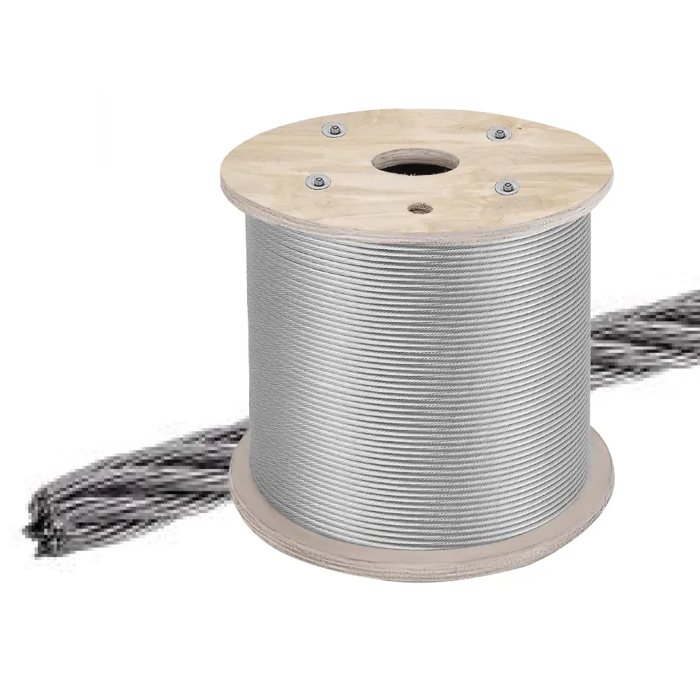 Bobina Cable Inoxidable A4 / AISI 316 7X7+0 Ø5mm