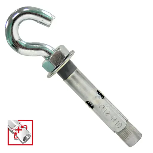 [FG08C] Fixbolt Gancho Cincado M-6X45 Ø8C 