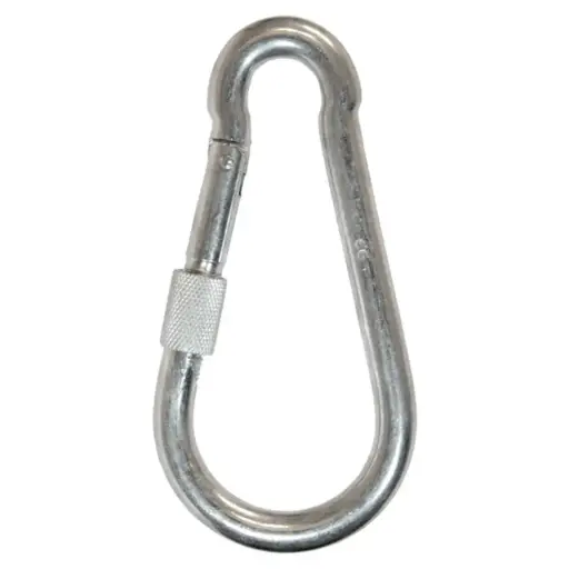 [MBSZ120] Mosqueton Bombero Seguro 120mm Cincado