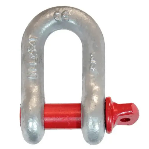 [GRAR08] Grillete Recto Alta Resistencia Cincado M-8 / 0,75 Tn