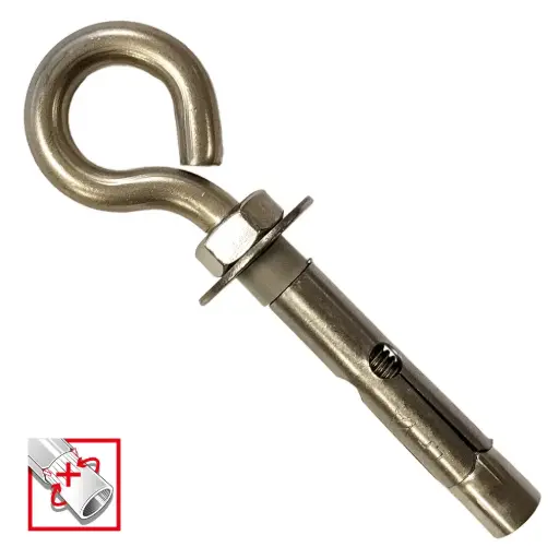 [FAA208C] Fixbolt Aro Inoxidable A2 M-6X45 Ø8C